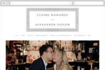 Heirloom Wedding Website