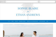 Palm Tree Wedding Website