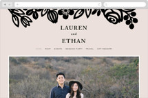 Modern Floral Frame