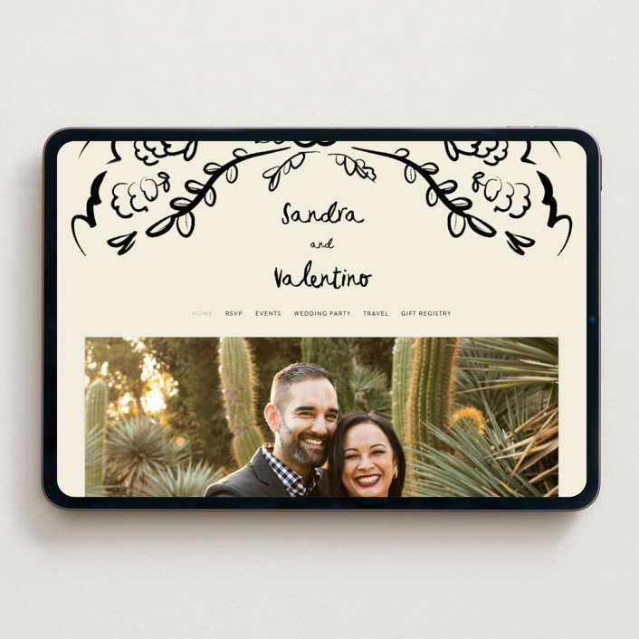 Santa Catalina Wedding Website by Ani Somi | Minted