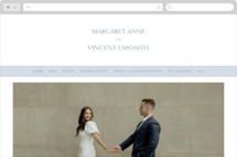 Coastal Charm Wedding Website