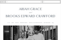 Ariah Wedding Website