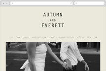 Nonnette Wedding Website