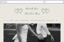 Pair of Calla Lilies Wedding Website
