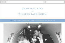 Patterned florals Wedding Website