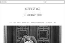 Formal Minimalist Wedding Website