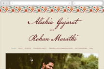 Mughal Gardens Wedding Website
