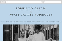 Tarte Tatin Wedding Website