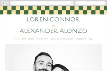 grid Wedding Website