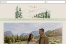 Whispering Pines Wedding Website