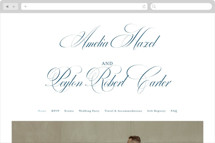 Hilton Wedding Website