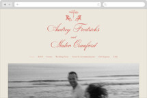 Kitty Hawk Wedding Website