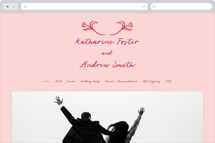 Love in Bloom Wedding Website
