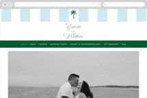 Island Palm Wedding Website