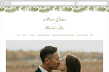 Palm Shade Wedding Website