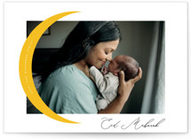 Eid crescent moon Eid Cards