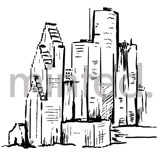 City Skyline Design Element