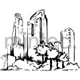 City Skyline Design Element