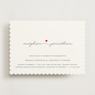 Love Connection Engagement Party Invitations