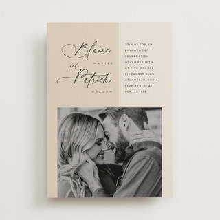 By Your Side Engagement Party Invitations