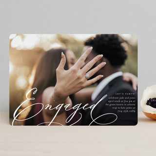 Engaged Engagement Party Invitations