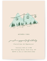 Apres Yes Engagement Party Invitations