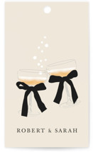 Cheers Engagement Party Favor Tags