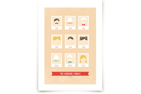 Modern Family Tree Art Prints