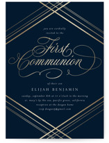 Fancy Foil-Pressed Confirmation Invitations