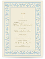 Graceful Baptism Foil-Pressed Confirmation Invitations