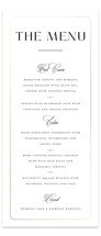 Loren Foil-Pressed Long Menus