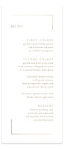 The Gallery Foil-Pressed Long Menus