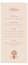 Blooming path Foil-Pressed Long Menus