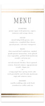 Side Stripe Foil-Pressed Long Menus