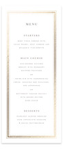 Hampton Foil-Pressed Long Menus