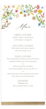 Bright Garden Foil-Pressed Long Menus