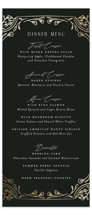 Majesty Foil-Pressed Long Menus