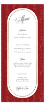 Moiré Foil-Pressed Long Menus