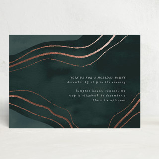 Gilded Geode Foil-pressed Party Invitation