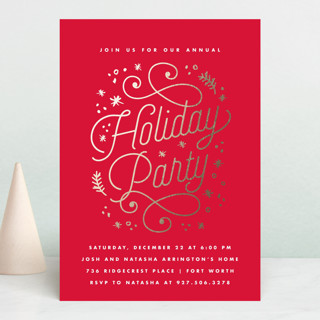 Grand Soiree Foil-pressed Party Invitation