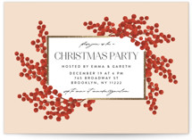 Berry Party Foil-pressed Party Invitation
