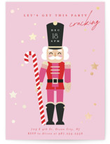 Cracking Foil-pressed Party Invitation