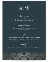 Foil-Pressed Party Menus
