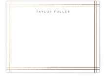 A Golden Age Foil-Pressed Stationery