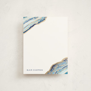Gilt Agate Foil-Pressed Stationery