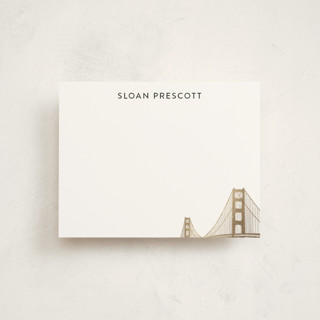 Golden Gate Bridge Foil-Pressed Stationery