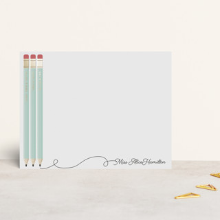 Perfectly Pencilled Foil-Pressed Stationery