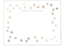 Butterflies Foil-Pressed Stationery