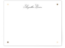 Simple Stars Foil-Pressed Stationery