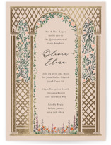 Foil-Pressed Quinceanera Invitations